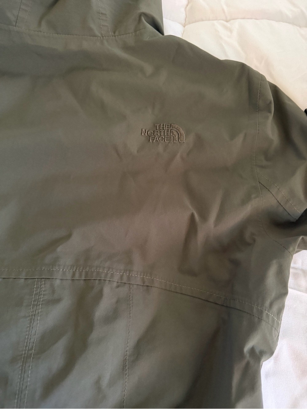 The North Face Women's City Breeze Rain Parka — Olive - Picture 9 of 12